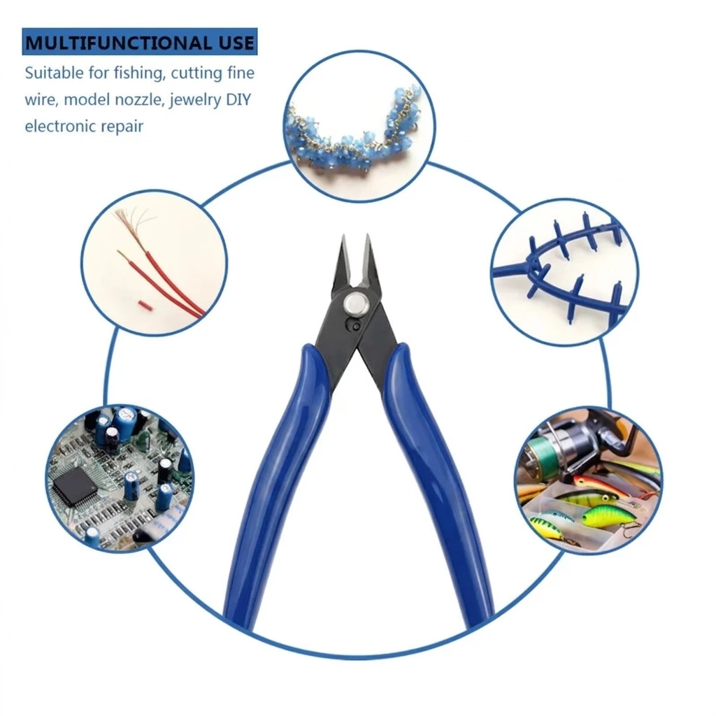 Electronics Repair Hobby - Pinze diagonali in acciaio al carbonio,