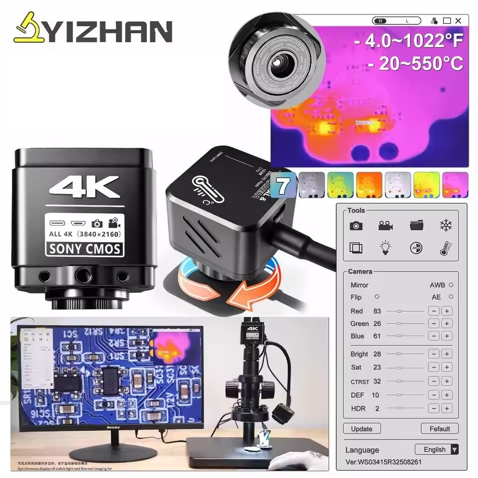 Termocamera YIZHAN 256*192 Pix - Electronics Repair Tools recensione e prezzo